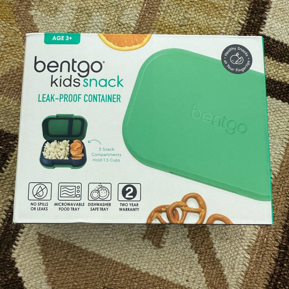 Bentgo Kids Snack Leak-Proof Container - Green